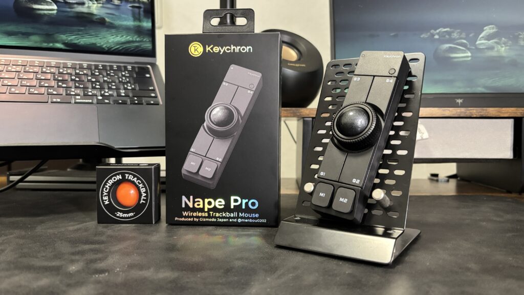 Nape Proと外箱と交換ボールの写真